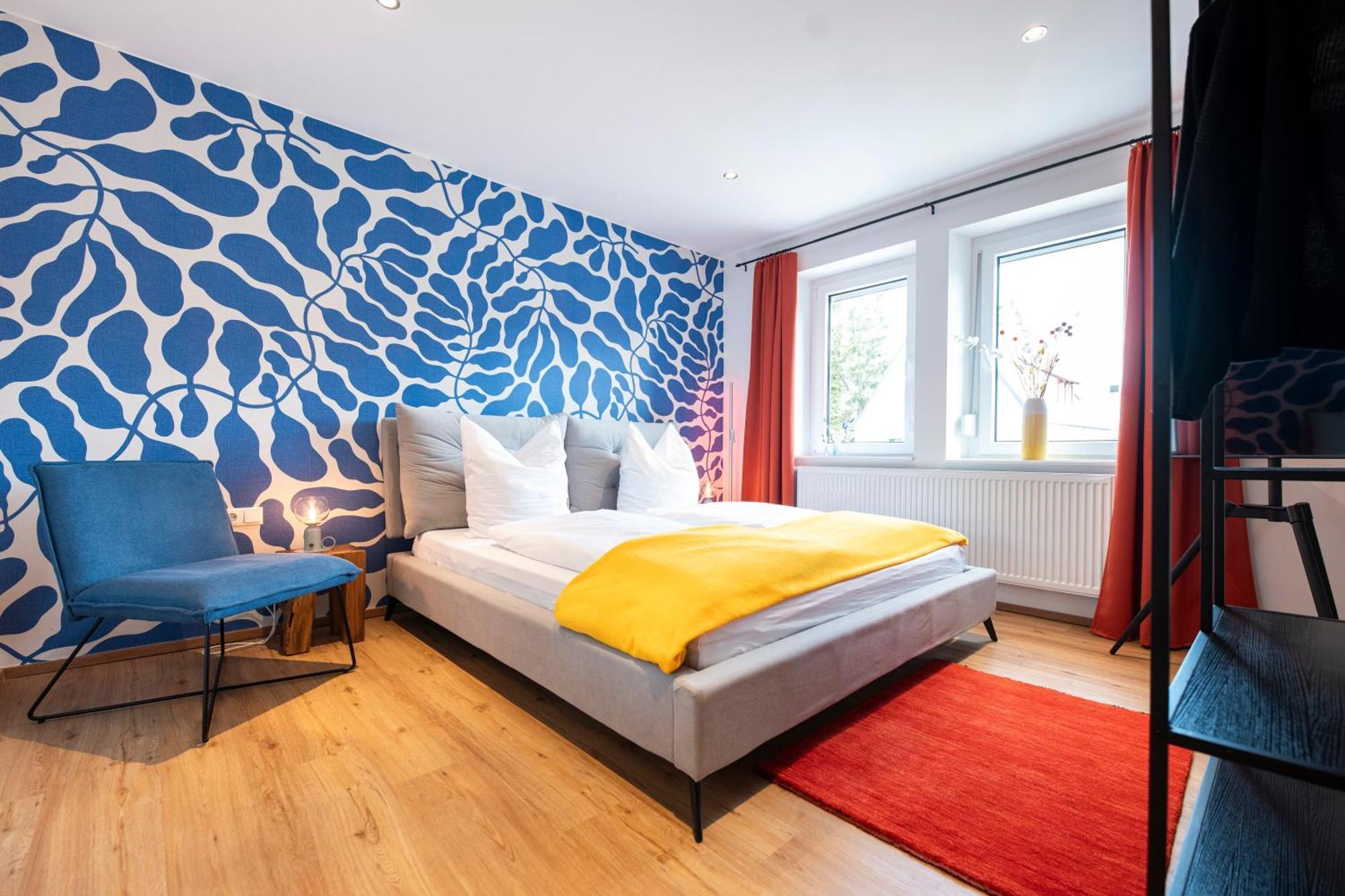 Bunter Hund Apartments - Zentrales Apartment, Parkplatz, Wintergarten, Kinderzimmer Rothenburg ob der Tauber Exterior foto